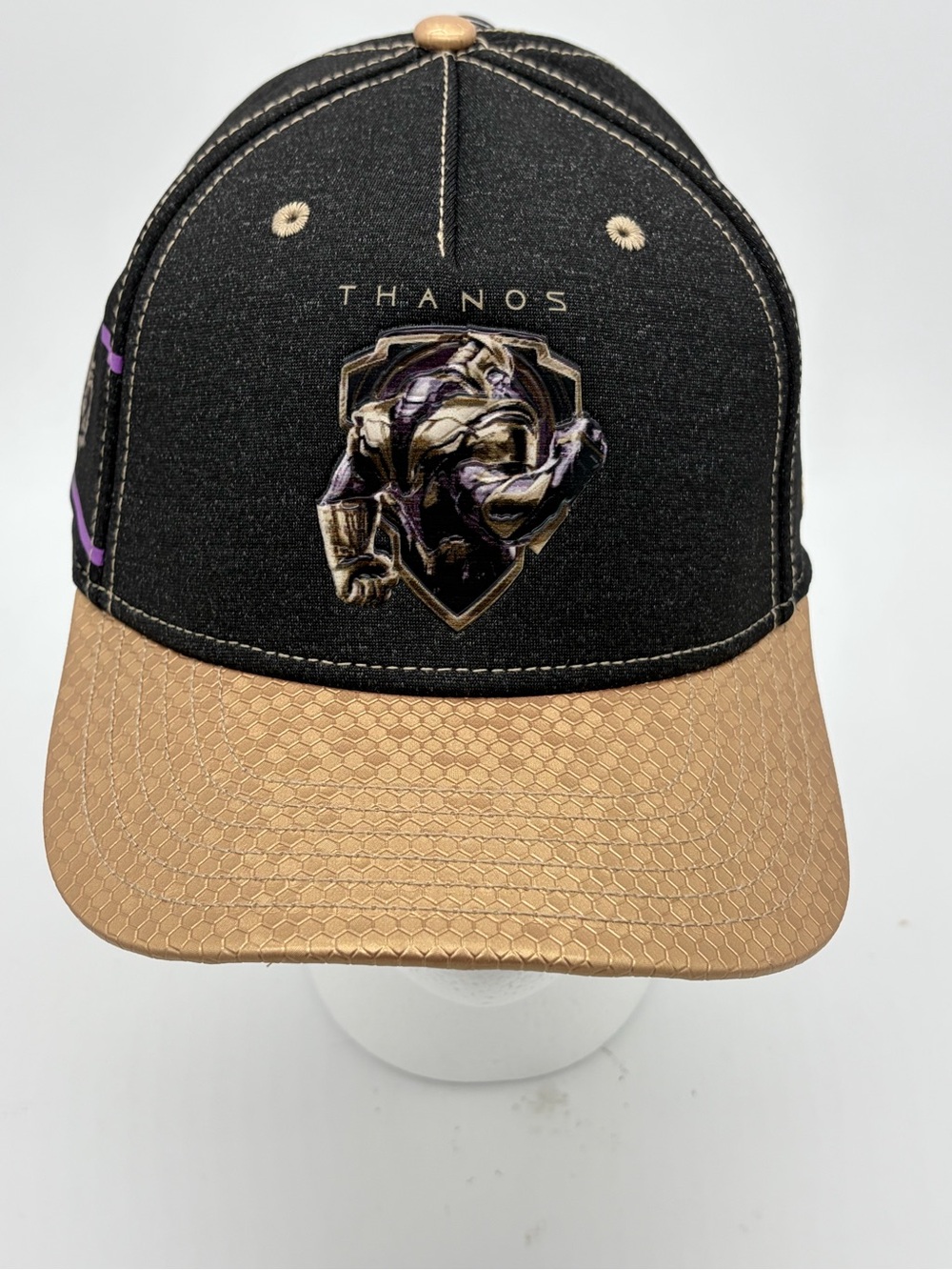 Marvel Thanos Black and Tan Snapback Hat
